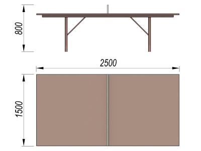 Теннисный стол МАФ 3517 в Абакане