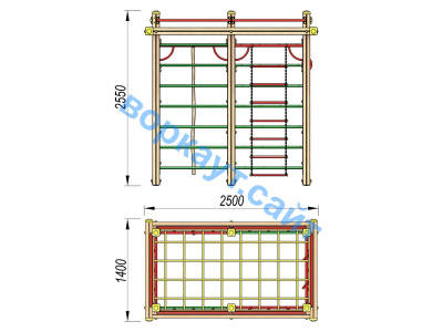 Детский спортивный комплекс ДСК 3108 в Абакане