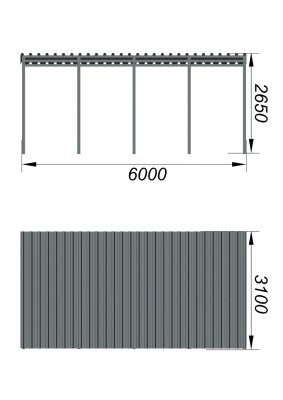 Теневой навес трибун МАФ 4130 в Абакане
