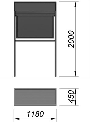 Информационный стенд МАФ 6006 в Абакане