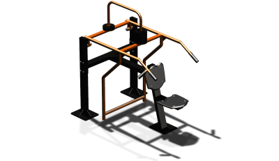 Силовой уличный тренажер  "Жим вверх сидя"  УТ403 в Абакане